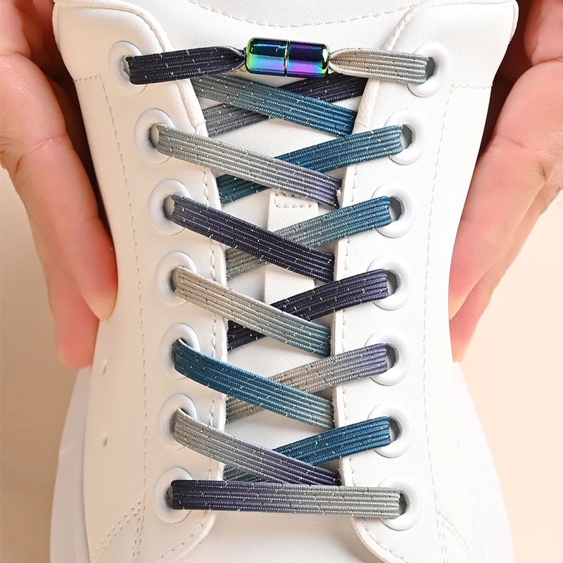 Colorful Buckle No Tie Shoelaces 13