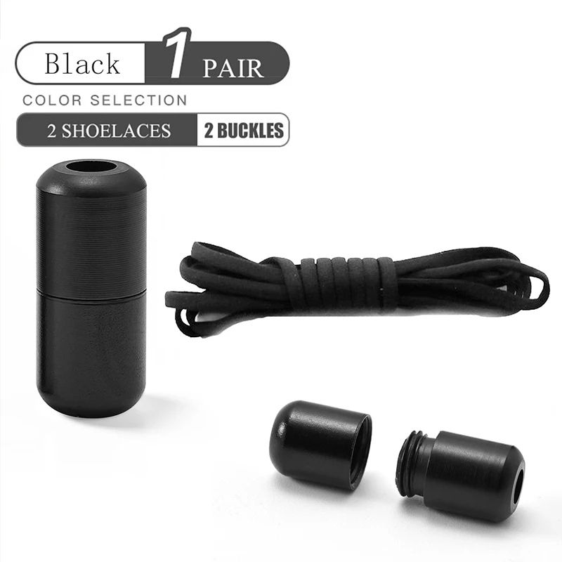 Elastic No Tie Shoelaces With Metal Lock 7