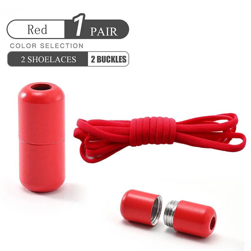 Elastic No Tie Shoelaces With Metal Lock 6