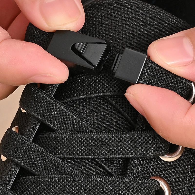 Press Lock No Tie Elastic Shoelaces 0