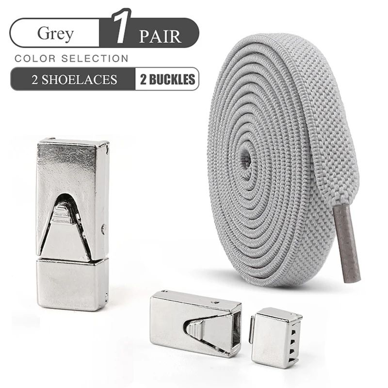 Press Lock No Tie Elastic Shoelaces 8