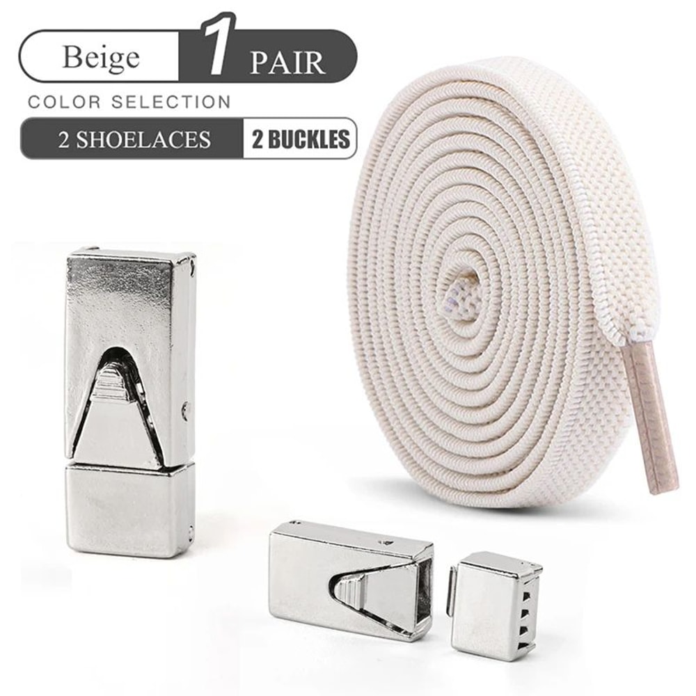 Press Lock No Tie Elastic Shoelaces 9