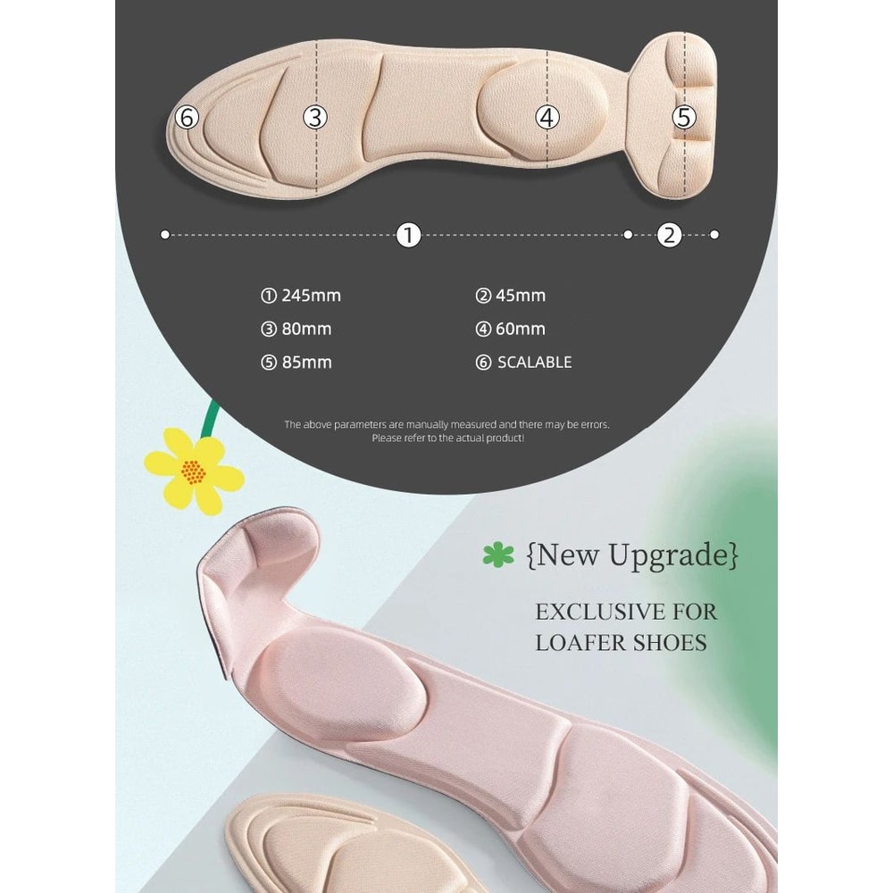 Memory Foam High Heel Comfort Insoles 10