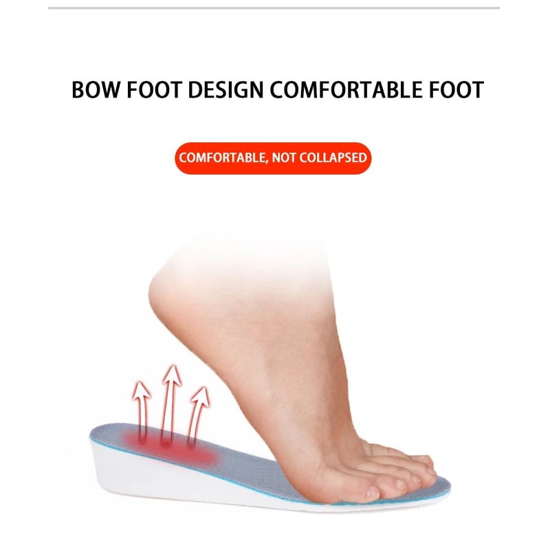 Invisible Height Increase Arch Support Insoles 12