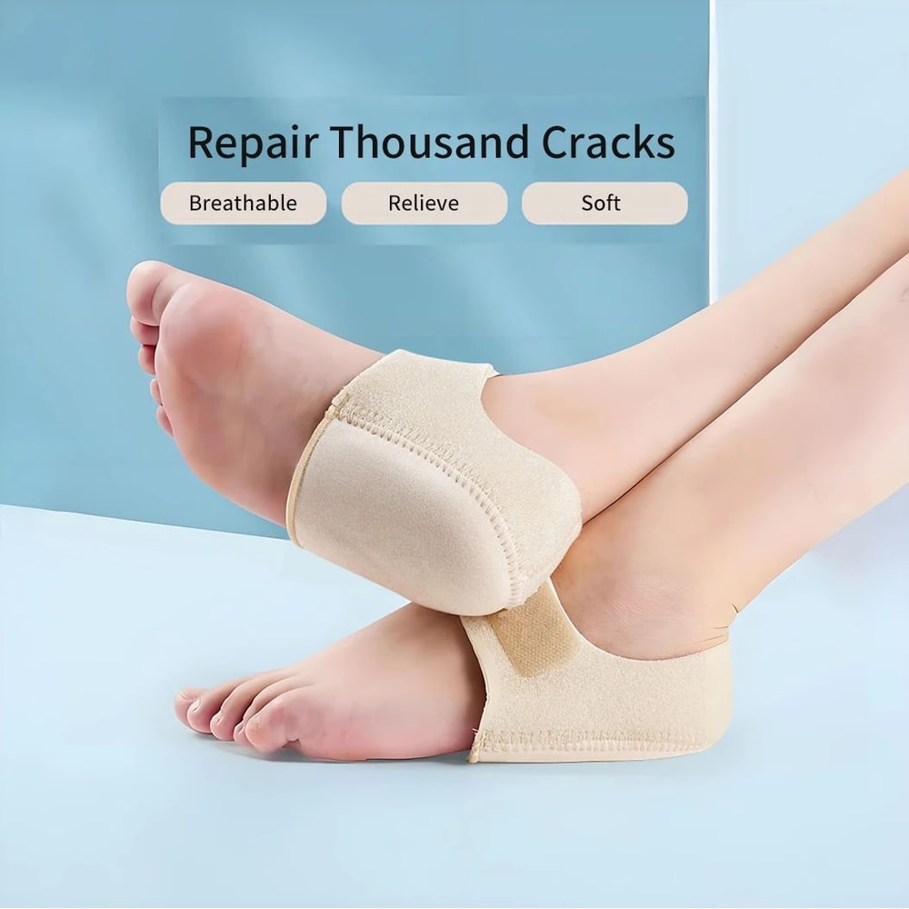Silicone Heel Pads With Adjustable Straps 0
