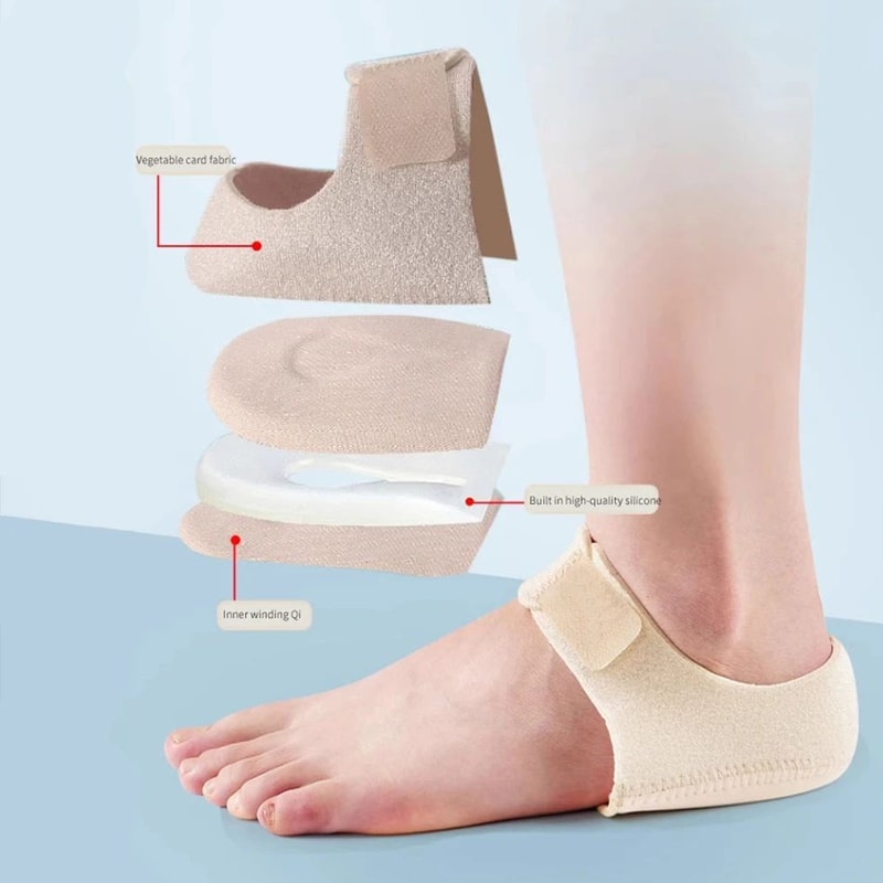 Silicone Heel Pads With Adjustable Straps 1