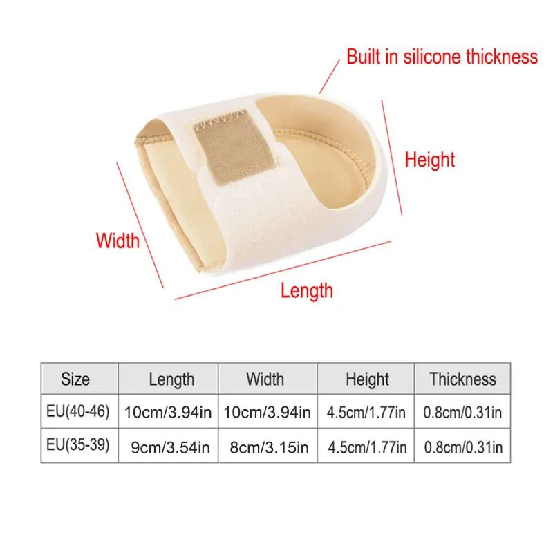 Silicone Heel Pads With Adjustable Straps 5