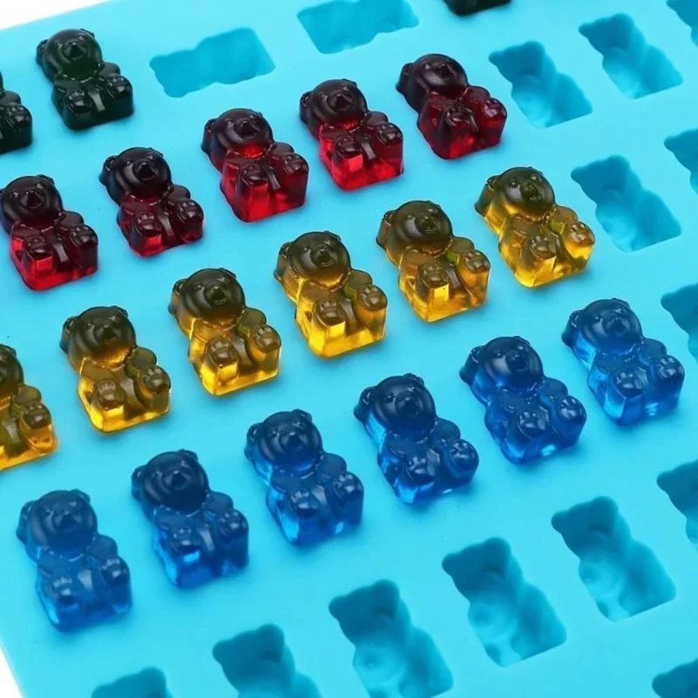 50 Grid Gummy Bear Silicone Mold 1