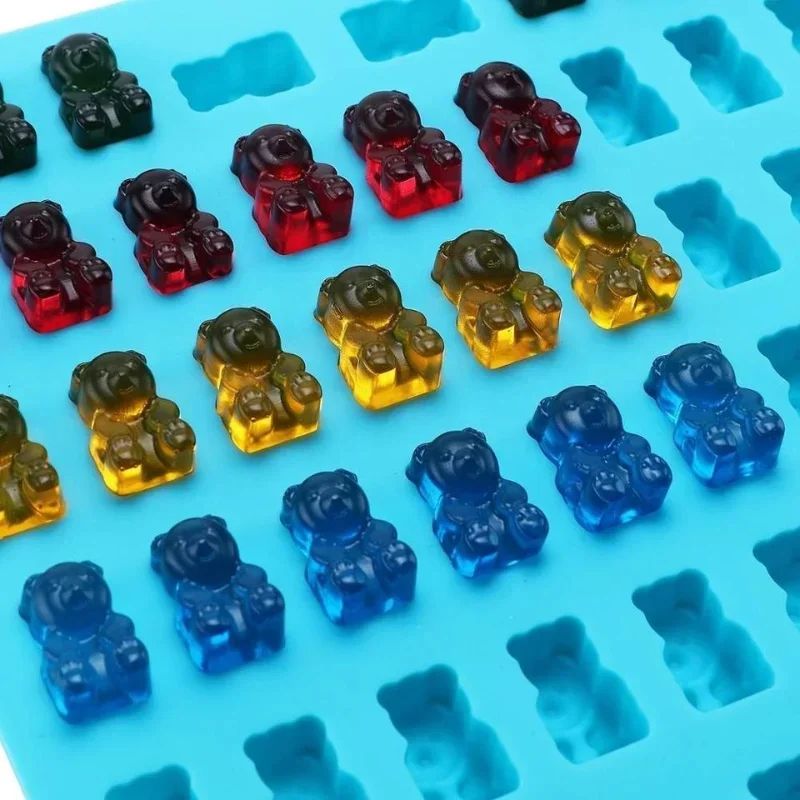 50 Grid Gummy Bear Silicone Mold 1