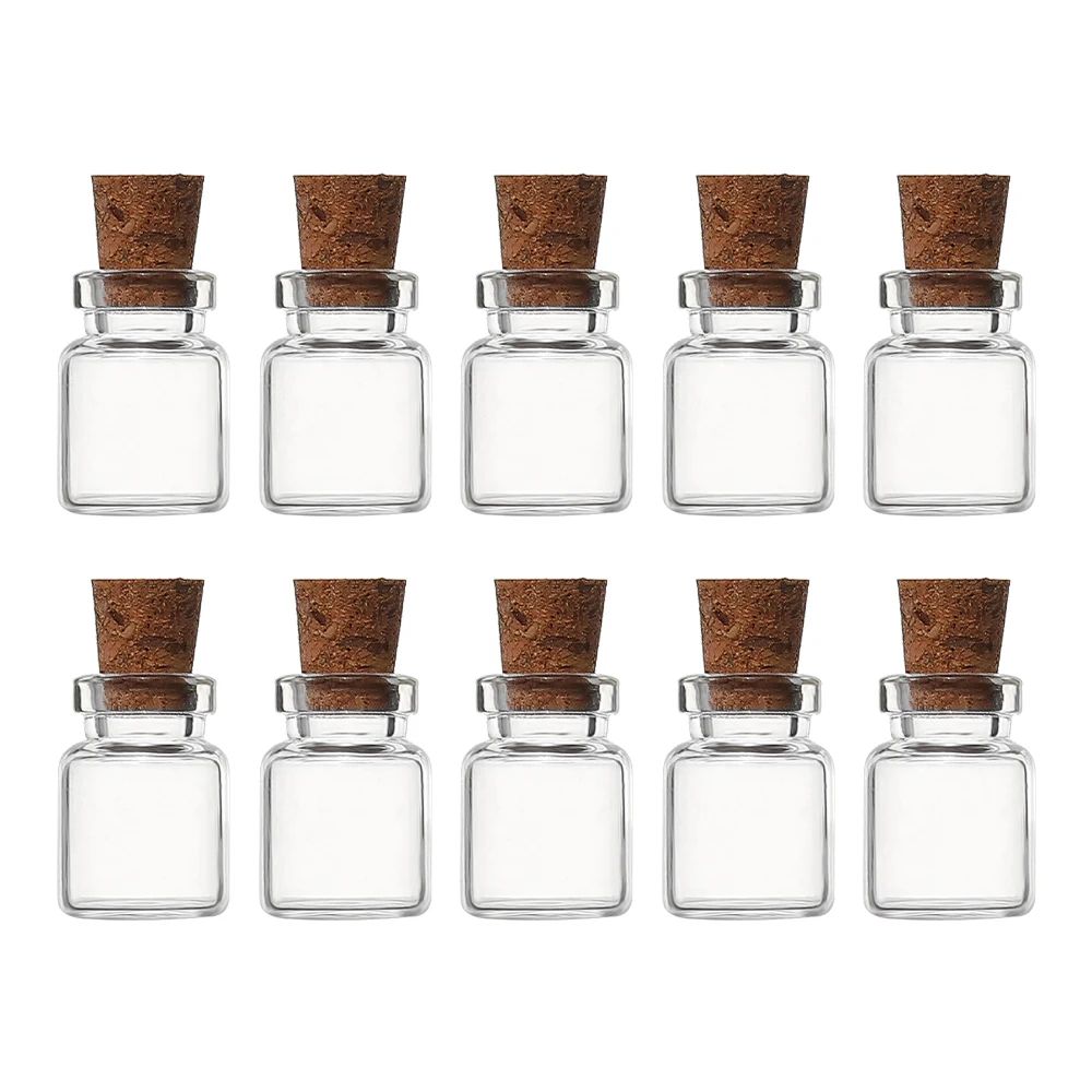 Mini Glass Vials With Cork Stoppers 11
