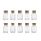 Mini Glass Vials With Cork Stoppers 10