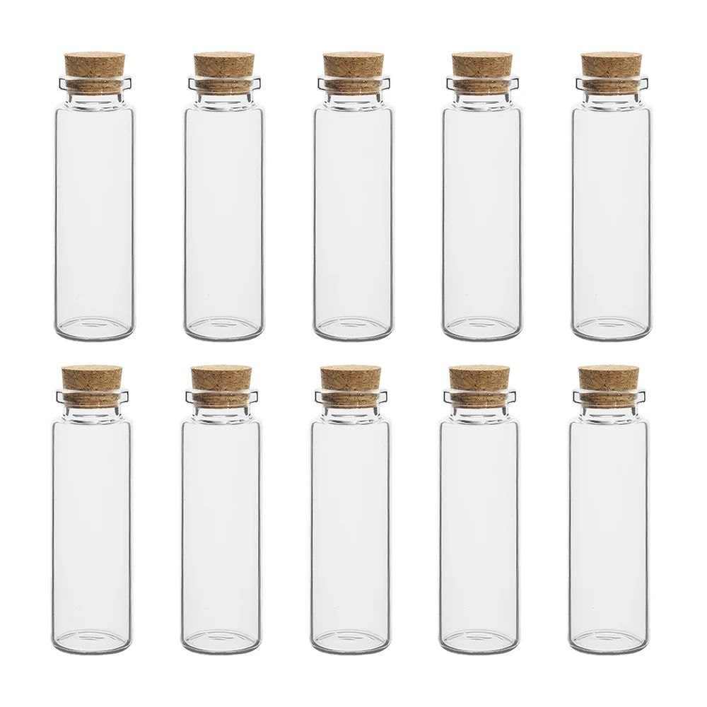 Mini Glass Vials With Cork Stoppers 15