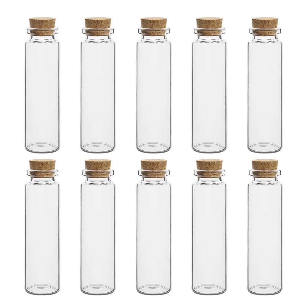 Mini Glass Vials With Cork Stoppers 16