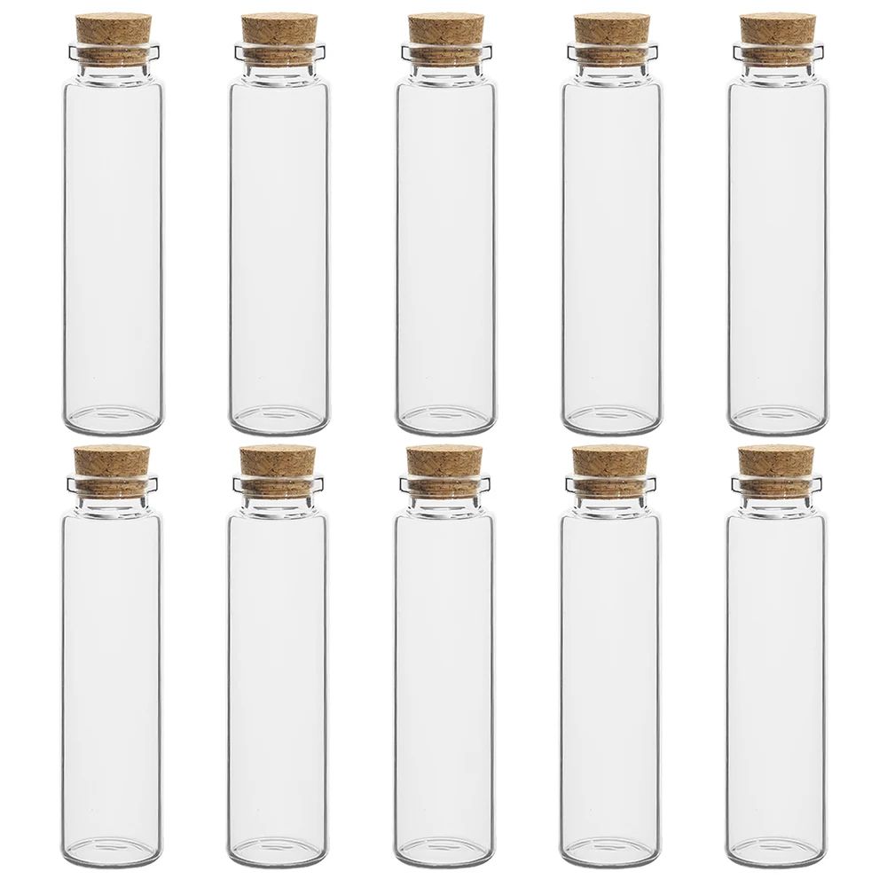 Mini Glass Vials With Cork Stoppers 17