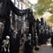 Halloween Black Gauze Horror Decor 6