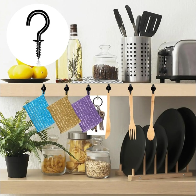 Heavy Duty Screw Hook Ceiling Hooks 6