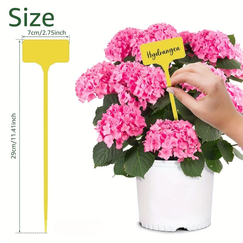 Reusable T Type Garden Plant Labels 5