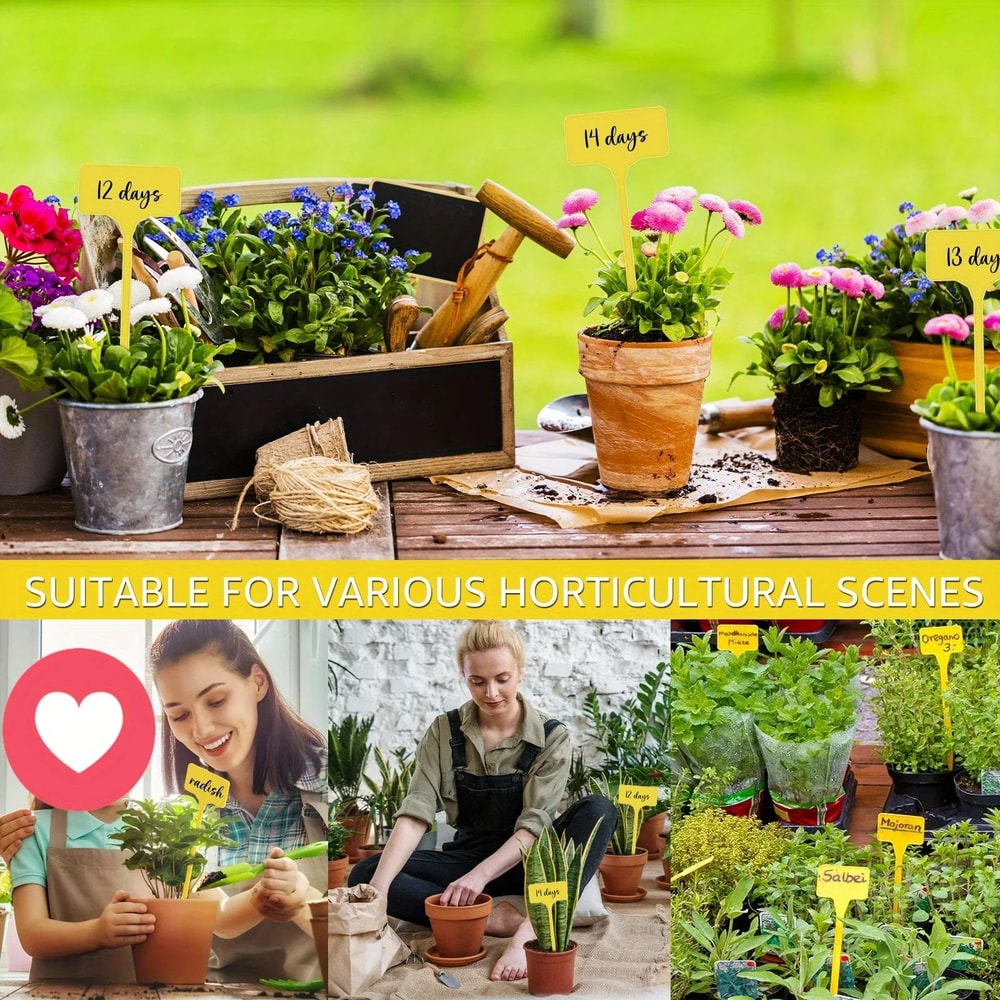 Reusable T Type Garden Plant Labels 7