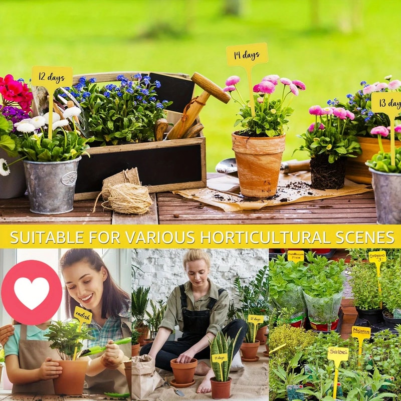 Reusable T Type Garden Plant Labels 7