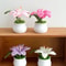 Hand Knitted Lily Flower Pot Decor 1
