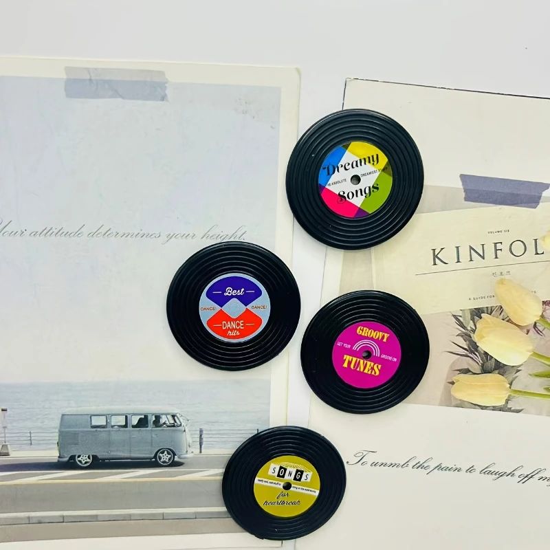 Retro Cassette Tape Fridge Magnets Set 2