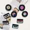 Retro Cassette Tape Fridge Magnets Set 5