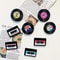 Retro Cassette Tape Fridge Magnets Set 5