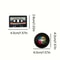 Retro Cassette Tape Fridge Magnets Set 6