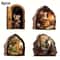 Mouse Hole Wall Sticker Decals Set 4