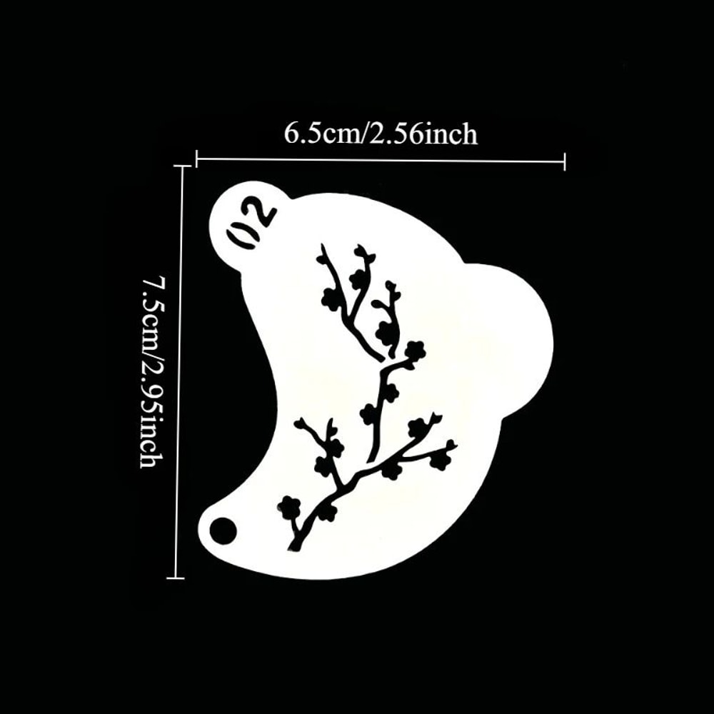 Reusable Face Painting Stencils Set 5