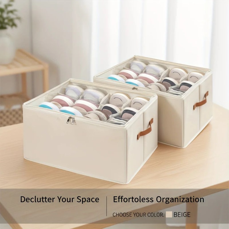 Foldable Multi Grid Shoe Storage Box 4