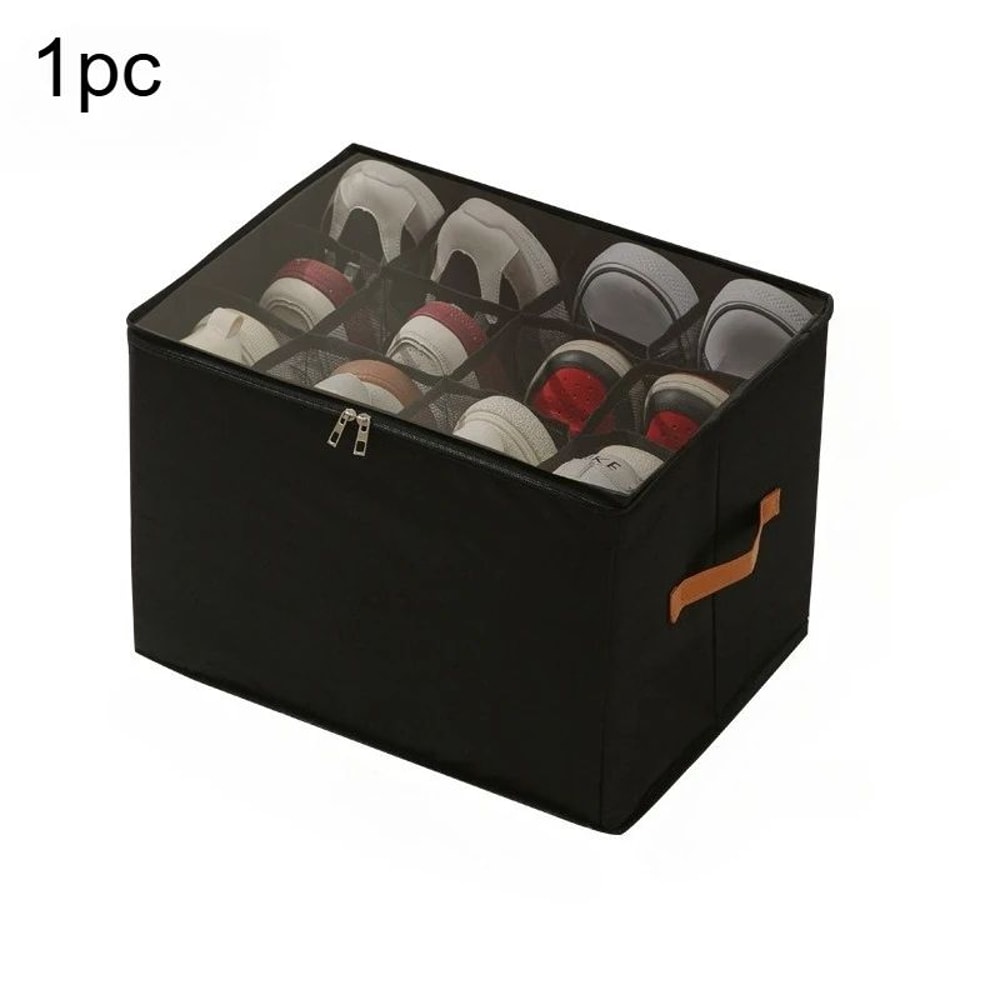 Foldable Multi Grid Shoe Storage Box 8
