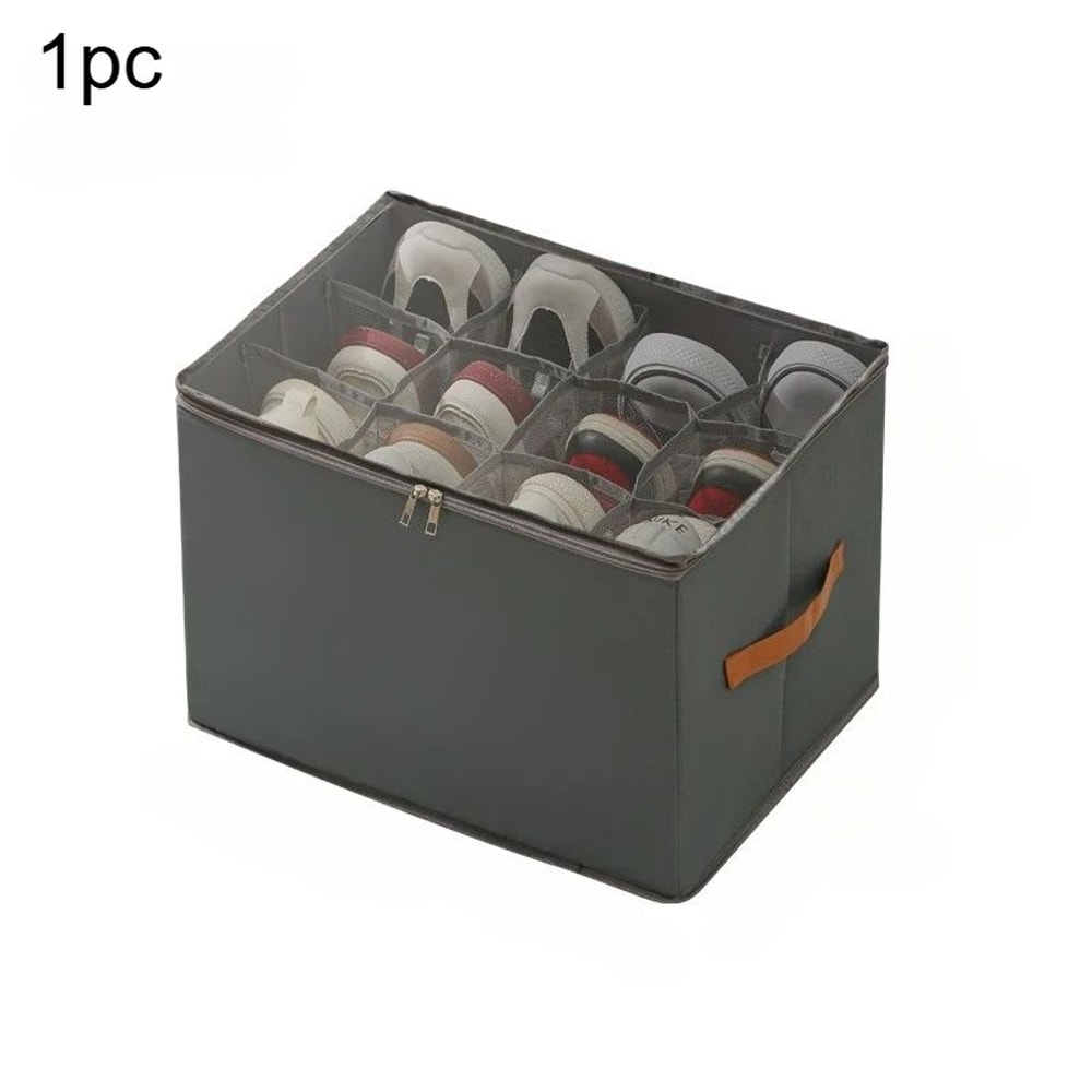Foldable Multi Grid Shoe Storage Box 6