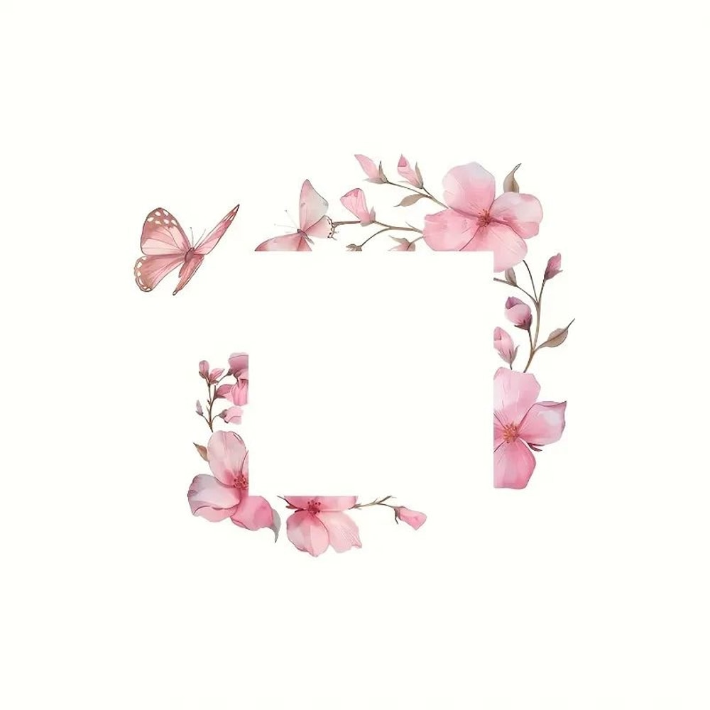 2pcs Floral Butterfly Switch Plate Cover 3