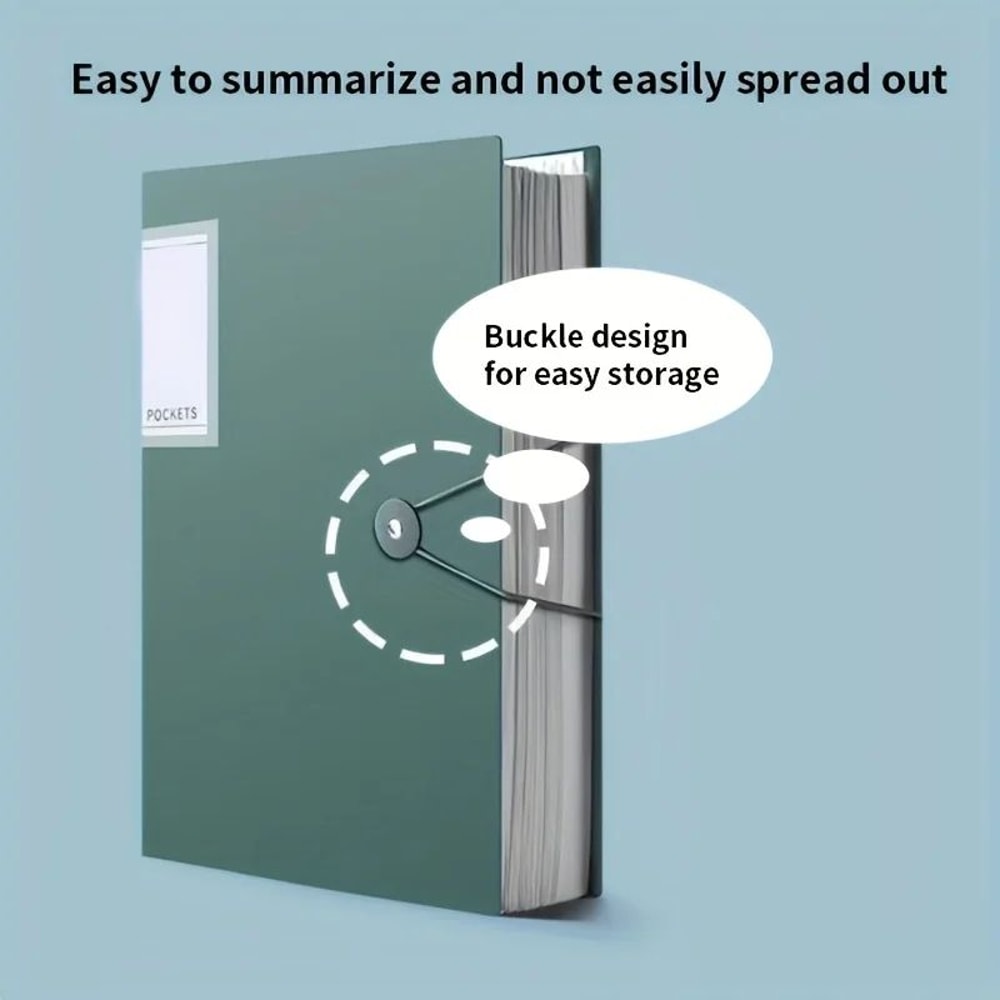 A4 Transparent File Organizer Folder 4