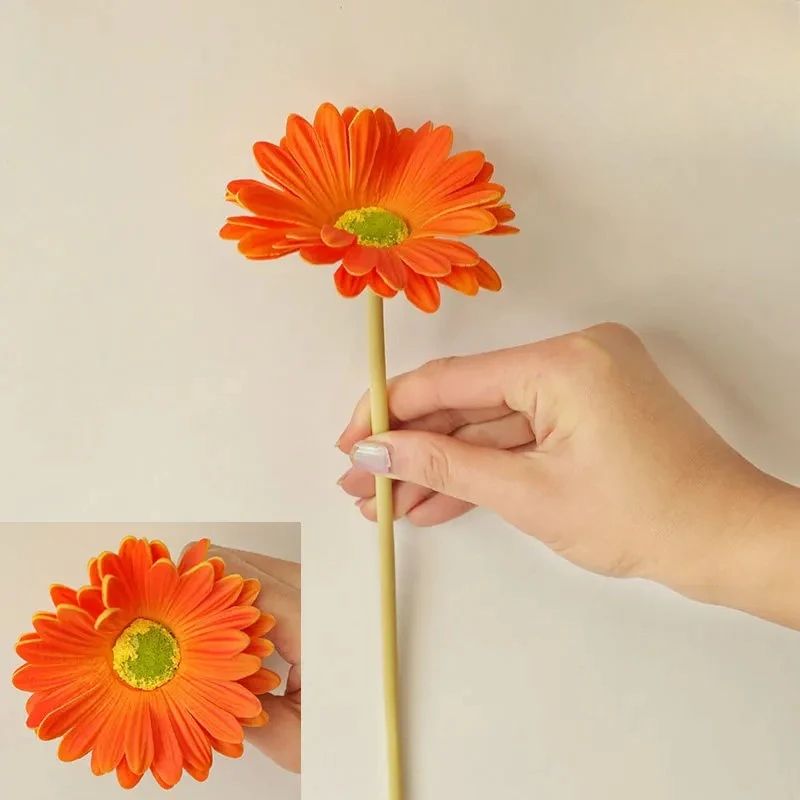 Artificial Gerbera Flower Stems Set 9