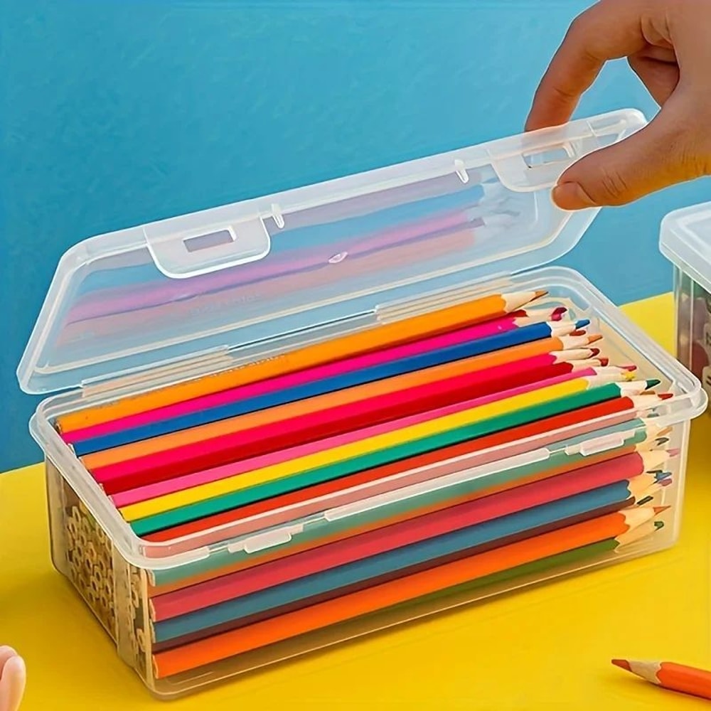 Transparent Pen And Craft Storage Boxes 3