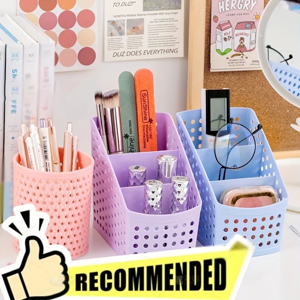 Desktop Makeup And Stationery Organizer 3