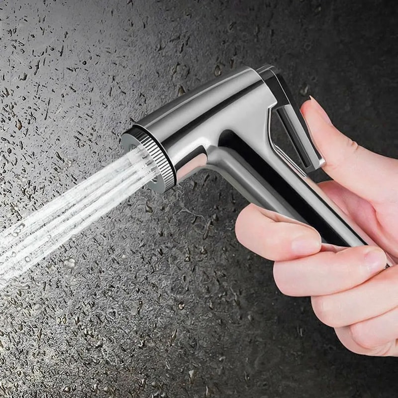 Stainless Steel Handheld Bidet Sprayer Head Self Cleaning 2