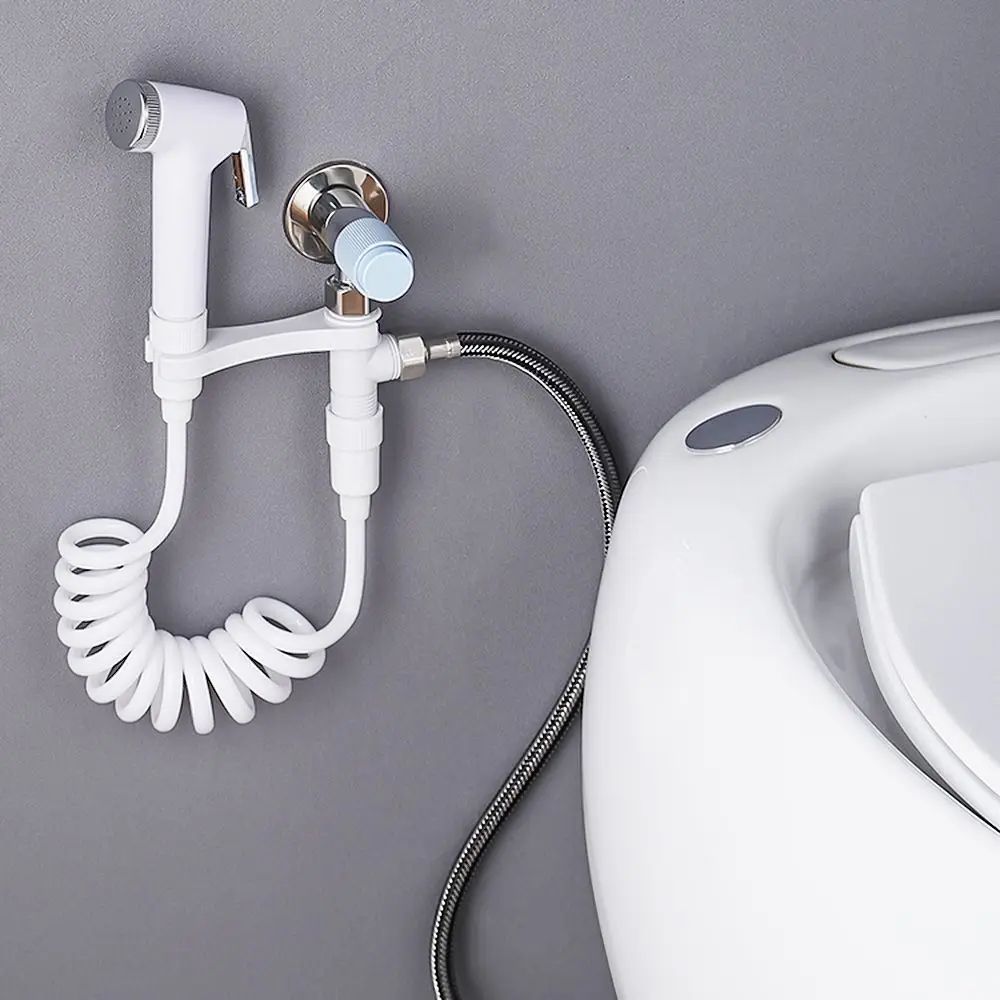 Stainless Steel Handheld Bidet Sprayer Head Self Cleaning 9