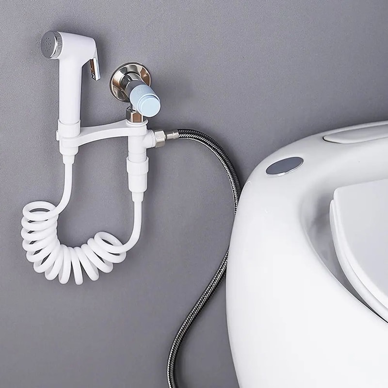 Stainless Steel Handheld Bidet Sprayer Head Self Cleaning 9