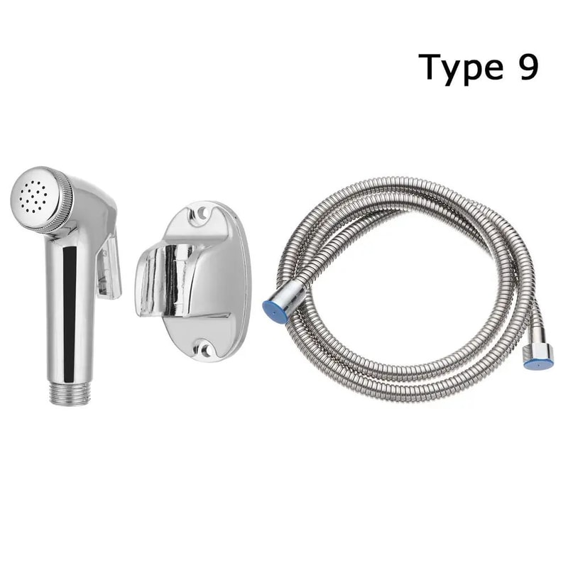 Stainless Steel Handheld Bidet Sprayer Head Self Cleaning 19