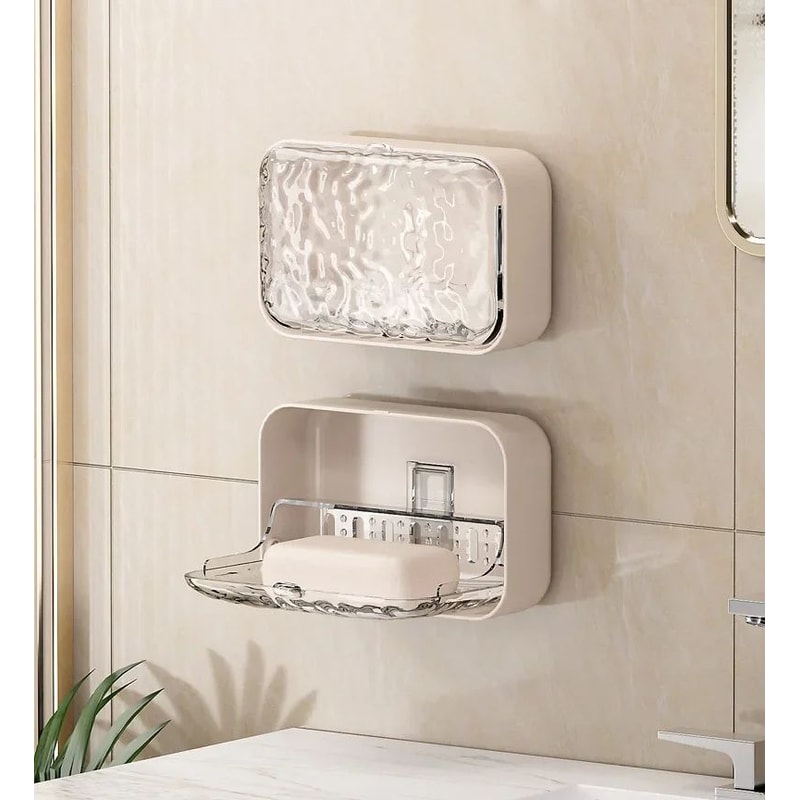 Wall Mounted Double Drain Soap Holder 6