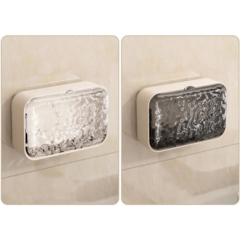 Wall Mounted Double Drain Soap Holder 7