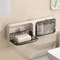 Wall Mounted Double Drain Soap Holder 12