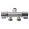 Double Handle Stainless Steel Water Faucet 4