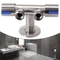 Double Handle Stainless Steel Water Faucet 6