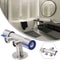 Double Handle Stainless Steel Water Faucet 7