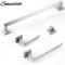 Brushed Steel Bathroom Hardware Set 2