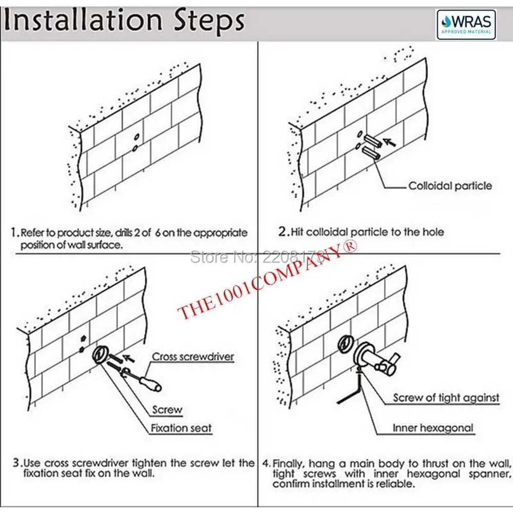Brushed Steel Bathroom Hardware Set 13